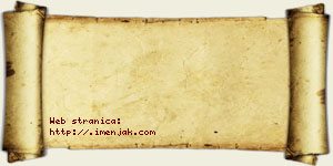 Josif Rakić vizit kartica